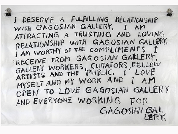 Gagosian Gallery Jay Rechsteiner