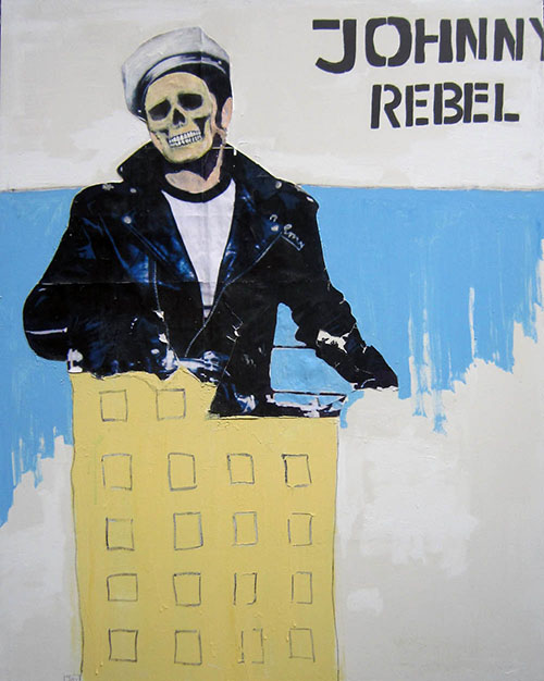 Johnny Rebel,  painting by Jay Rechsteiner