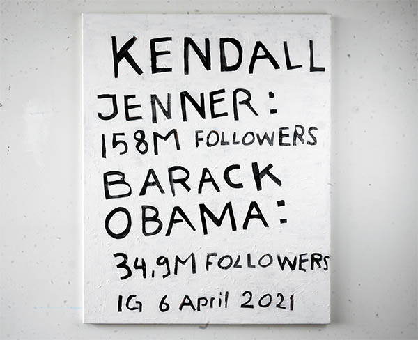 Kendall Jenner and Barack Obama on Instagram